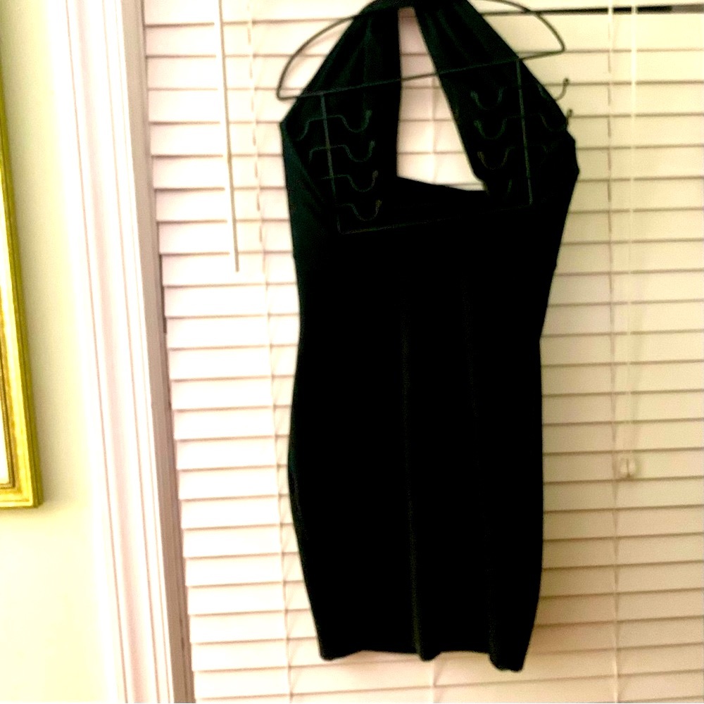 Compagnie International Express Black Halter Dress